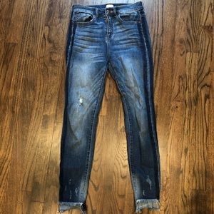 Sneak peek skinny jeans